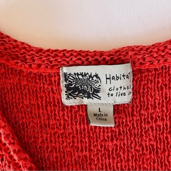 Habitat Clothes to Live In V Neck Sweater Size Large - Picture 6 of 16